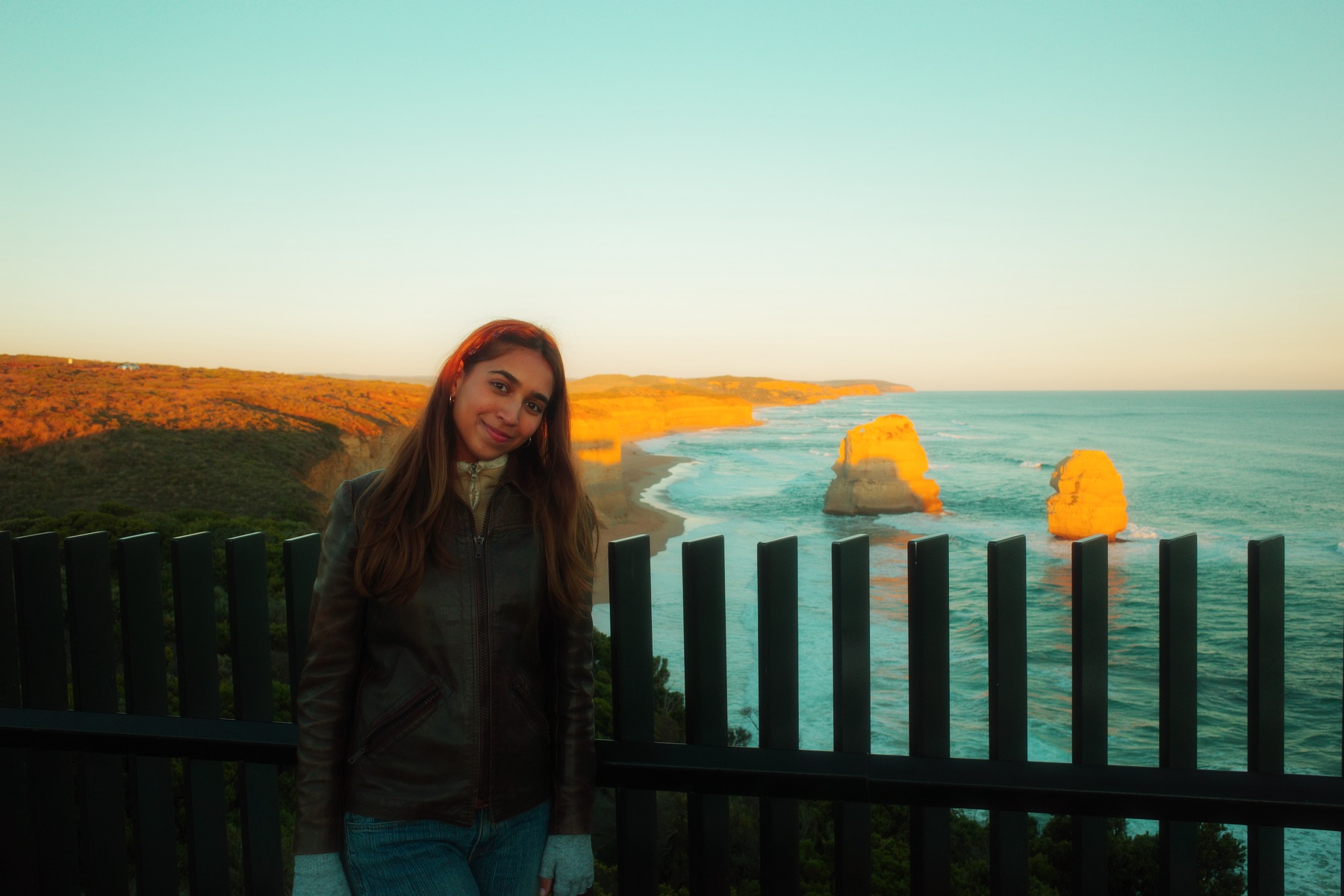 Ishnaa Goenka at the Twelve Apostles, Australia